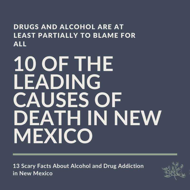 All 10 of the Leading Causes of Death in New Mexico